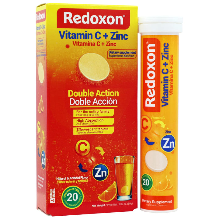Redoxon Vitamin C Tablets, Orange, 20 Count