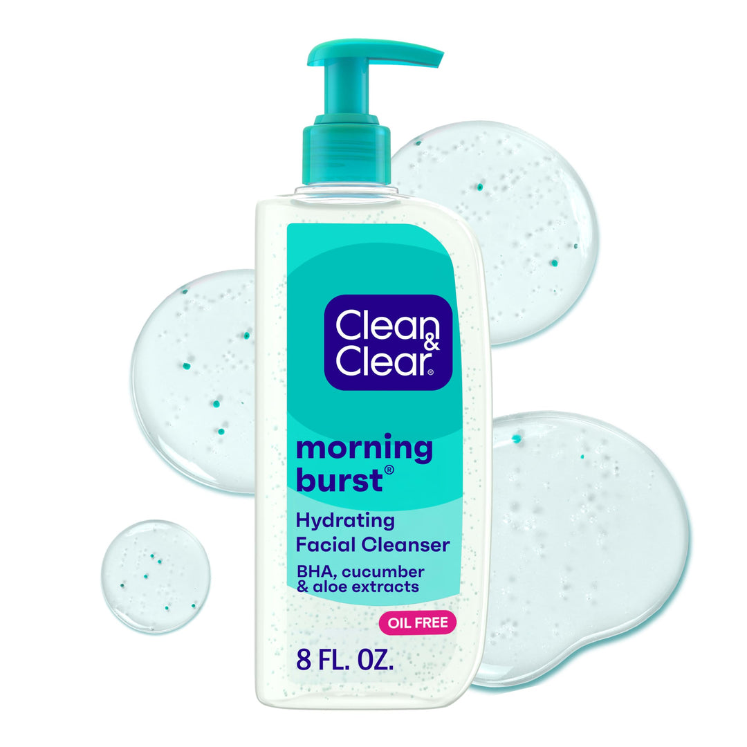 Clean & Clear Morning Burst Hydrating Facial Cleanser, 8 fl oz