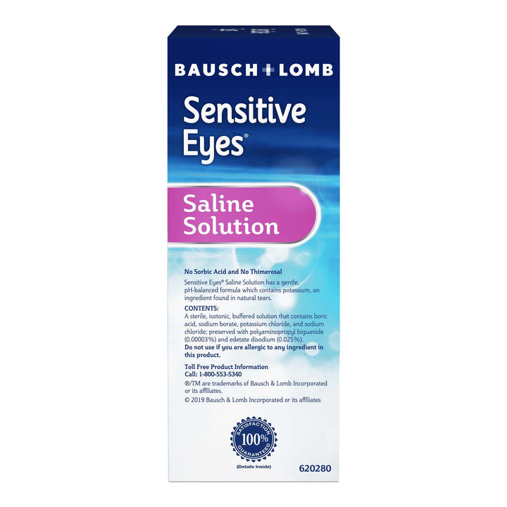 Sensitive Eyes Saline Solution, Multi, 12 oz, Pack of 2