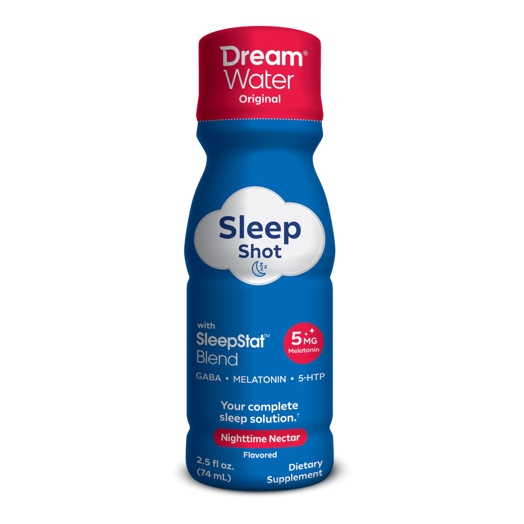Dream Water Sleep Aid Supplement Drink, Nighttime Nectar, 2.5 fl oz, 24 Count