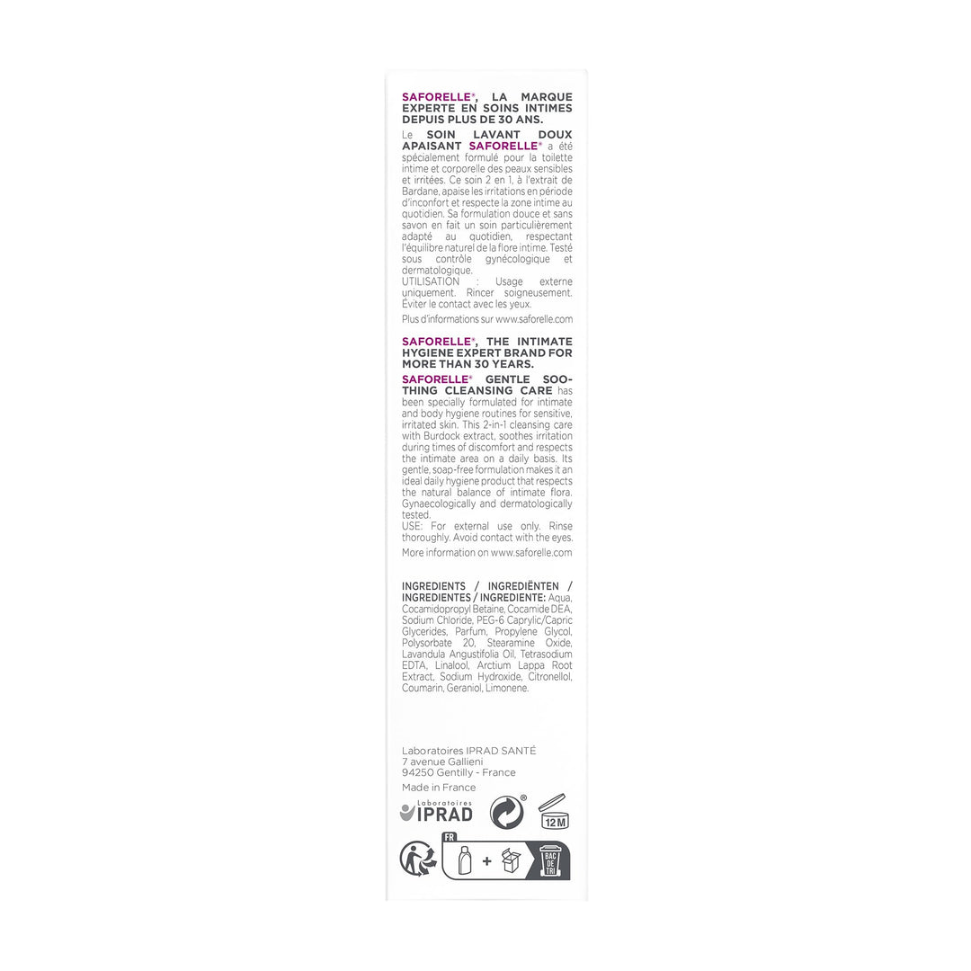 Saforelle Gentle Cleansing Care, 100 ml