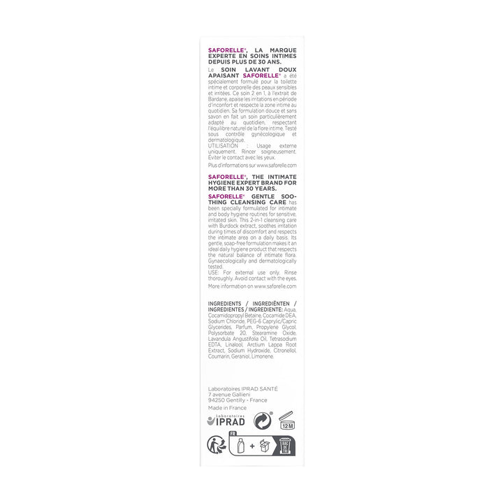 Saforelle Gentle Cleansing Care, 100 ml