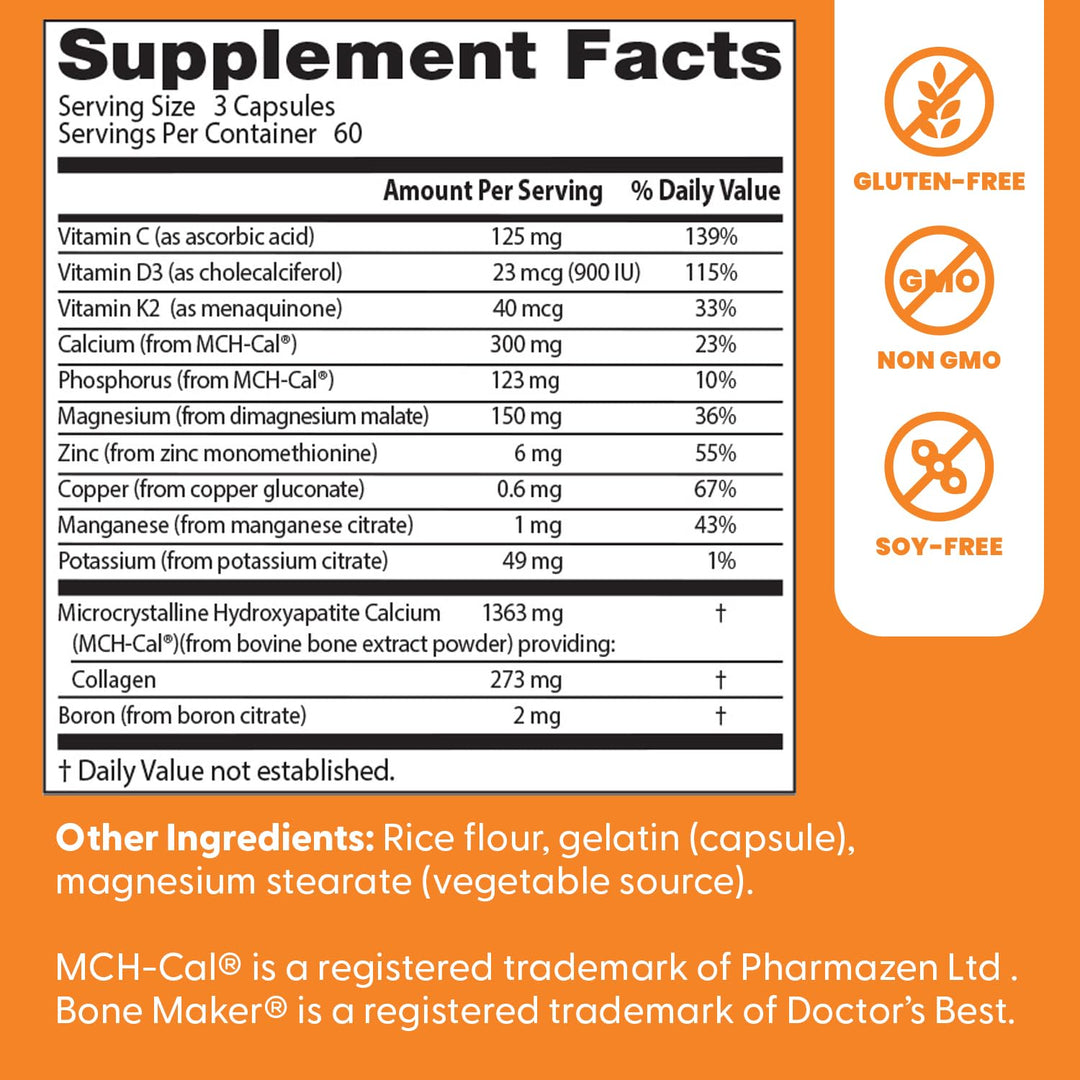 Doctor's BEST Calcium Complex, 180 Count