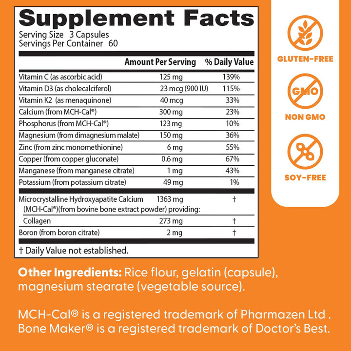 Doctor's BEST Calcium Complex, 180 Count