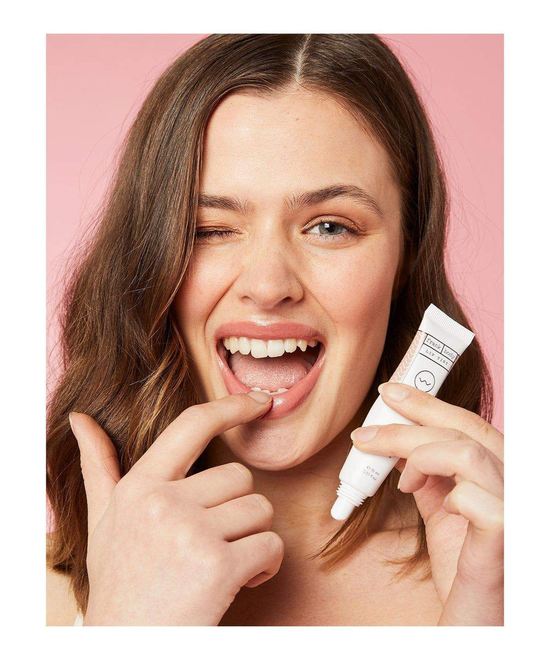 frank body Lip Tint, Send Nude, 15 ml