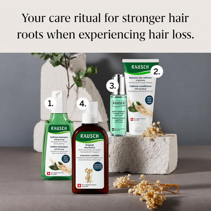 Rausch Ginseng Caffeine Shampoo, Clear, 200 ml