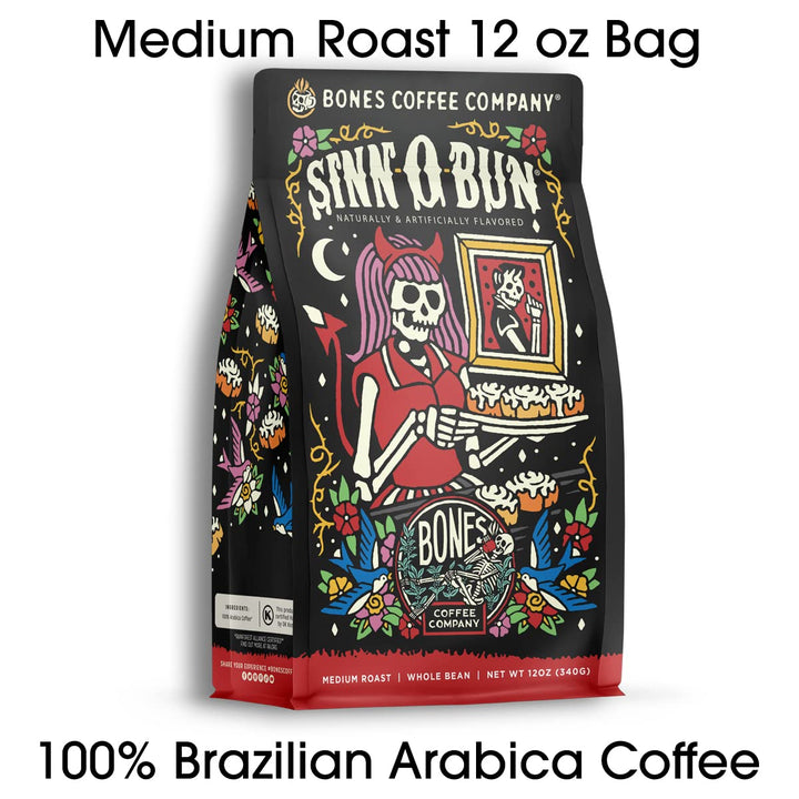 Bones Coffee Company Sinn-O-Bun Coffee, 12 oz