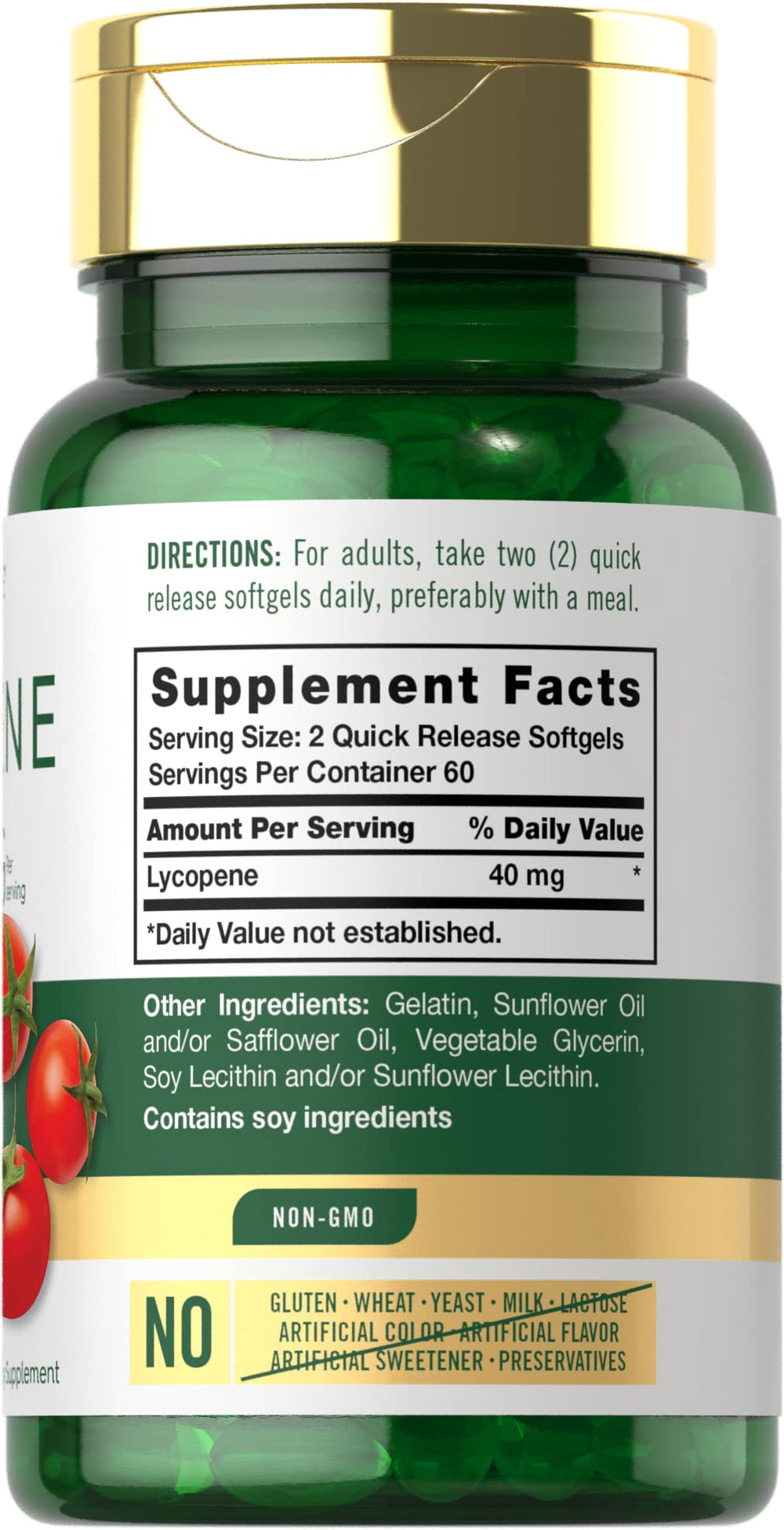 Carlyle Lycopene, 40 mg, 120 Count