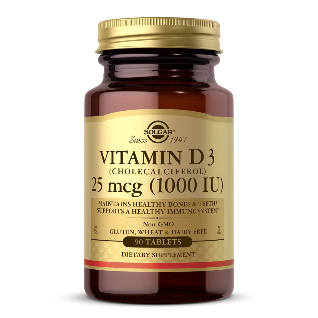 Solgar Vitamin D3 1000 IU, 90 Count
