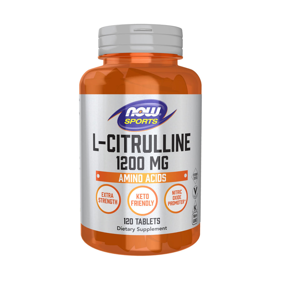 NOW Sports L-Citrulline Extra Strength, 1200 mg, 120 Count