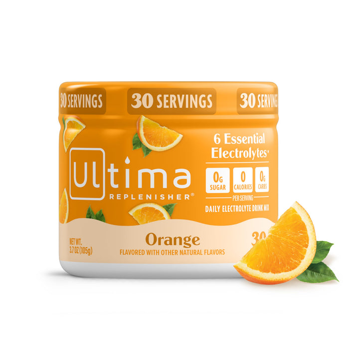 Ultima Replenisher Electrolytes Powder, Orange, 30 Count