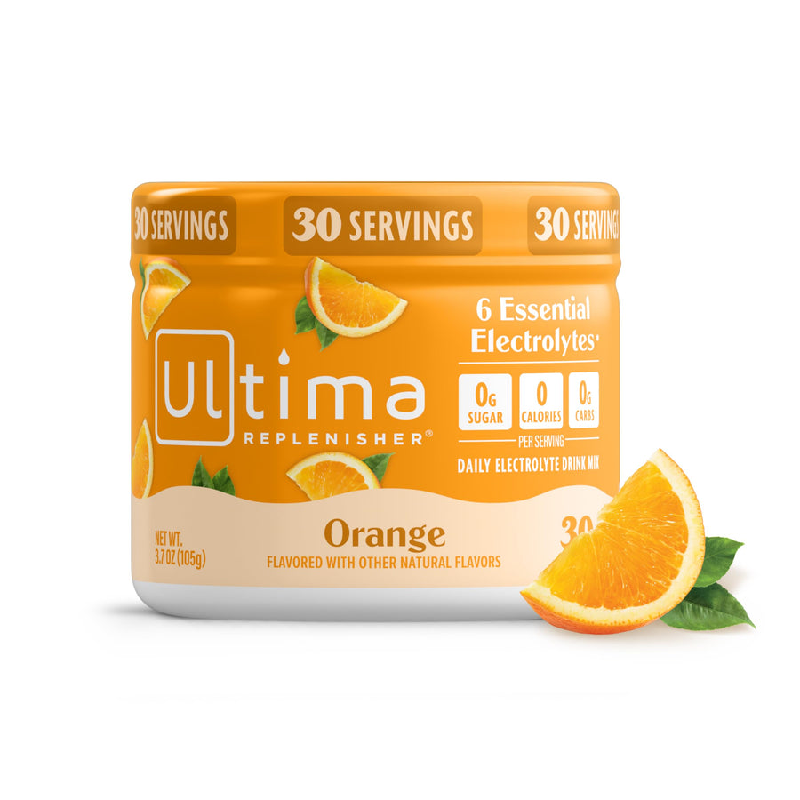 Ultima Replenisher Electrolytes Powder, Orange, 30 Count