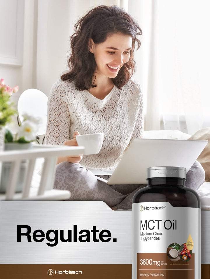 Horbäach MCT Oil Softgels, 3600 mg, 300 Count