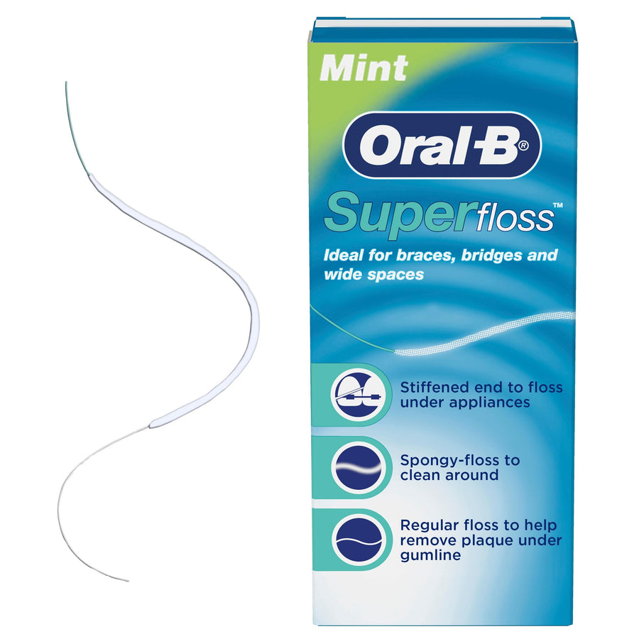 Oral-B Super Floss Pre-Cut Strands, 50 Count