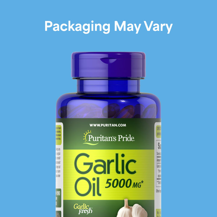 Puritan's Pride Garlic Softgels, 5000 mg, 250 Count