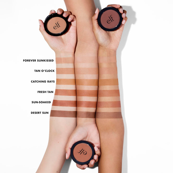 e.l.f. Primer-Infused Bronzer, Forever Sunkissed, 1 Count