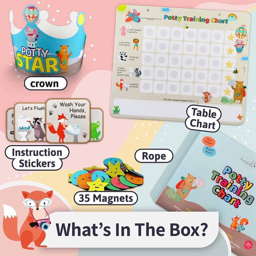 PUTSKA Potty Training Chart, 35 Count