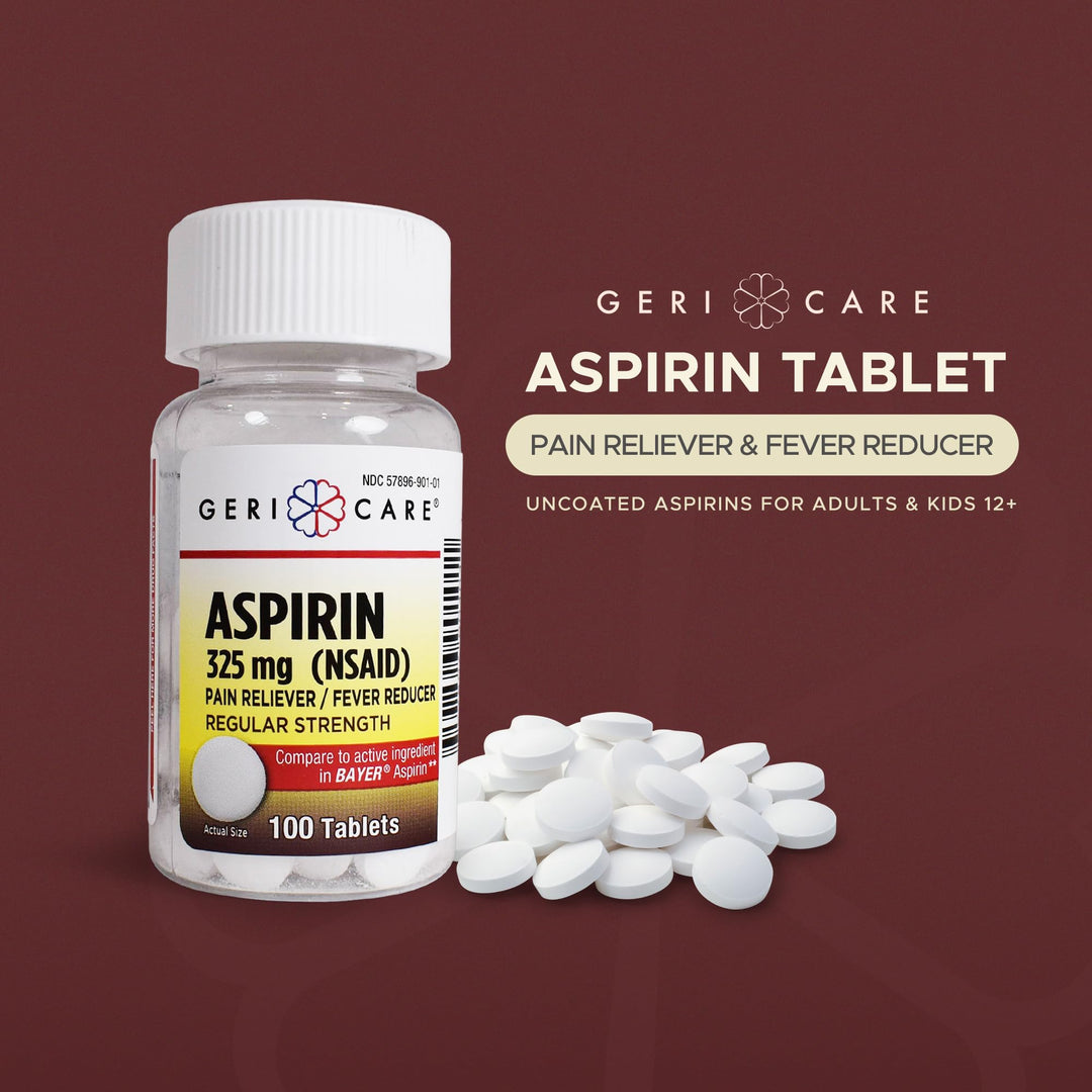 GeriCare Aspirin 325 mg, 100 Count