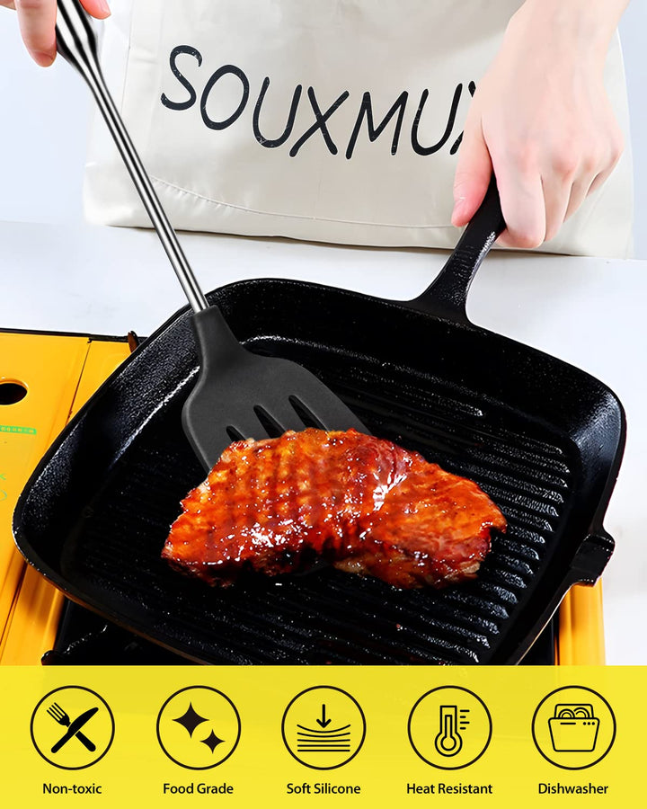 SouxMux Silicone Cooking Spatula, 2 Count