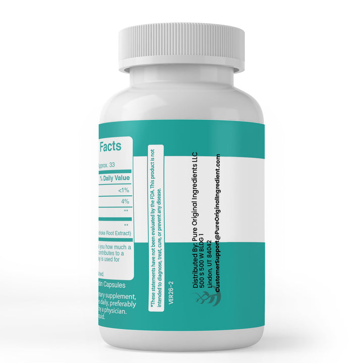 Pure Organic Ingredients Inulin Capsules, 100 Count