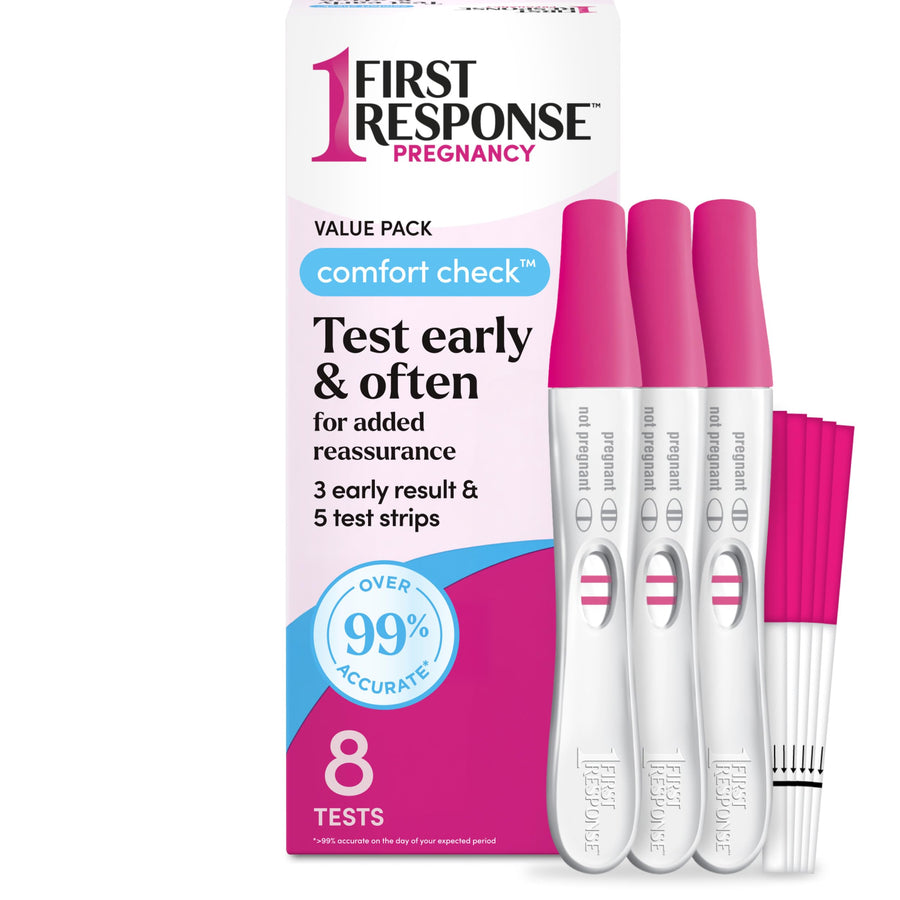 FIRST RESPONSE Comfort Check Pregnancy Test, 8 Count