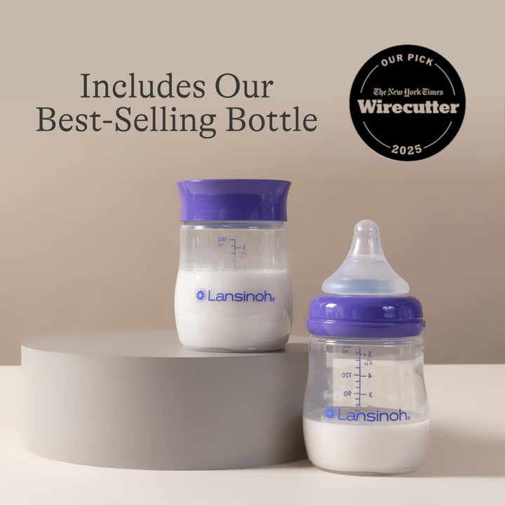 Lansinoh SignaturePro Double Electric Breast Pump, 25mm Flanges, 2 Count