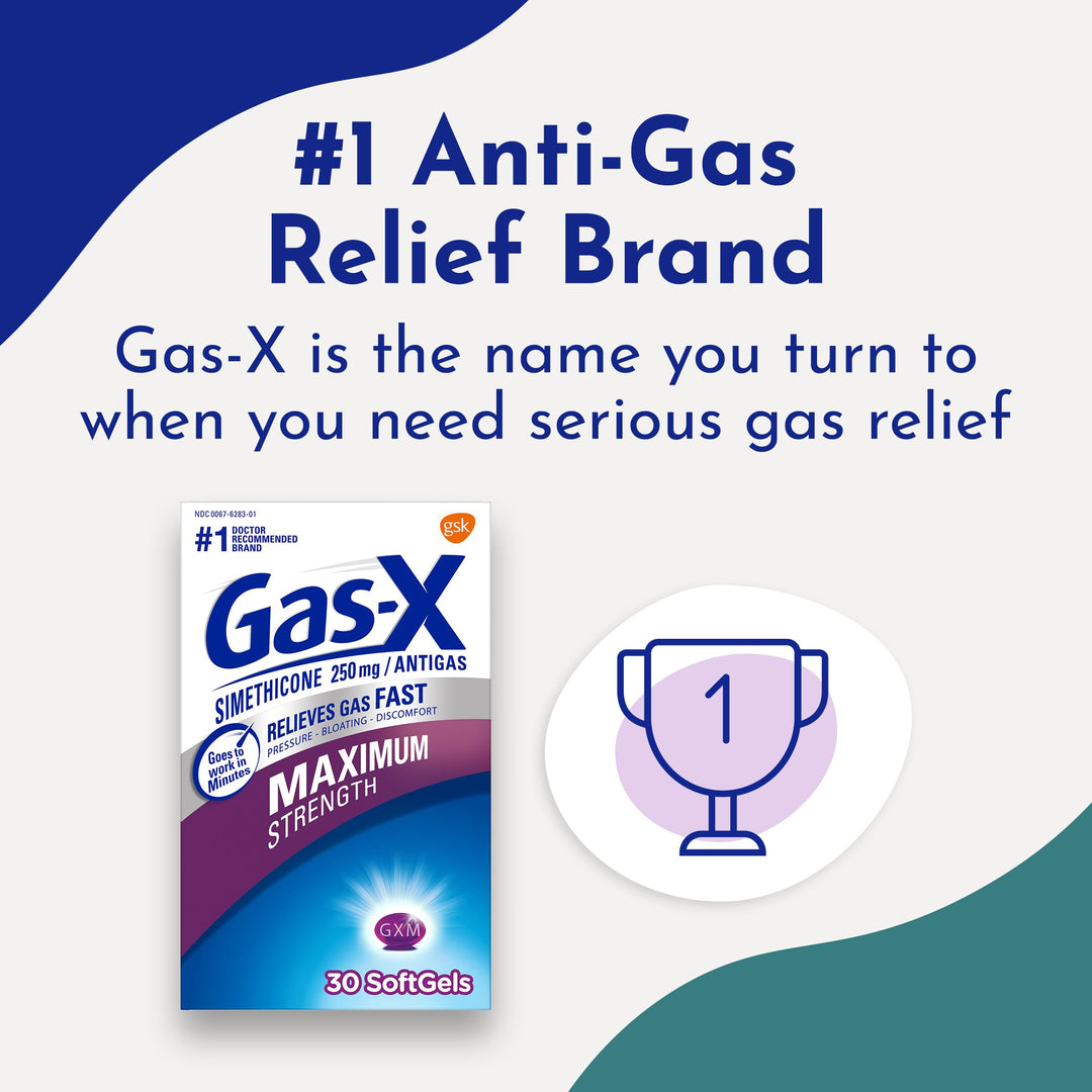 Gas-X Maximum Strength Softgels, 30 Count