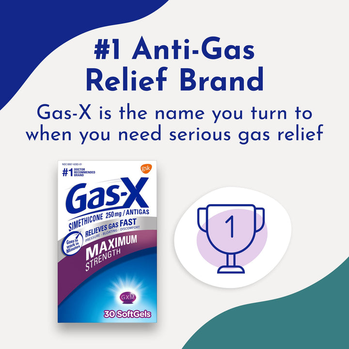 Gas-X Maximum Strength Softgels, 30 Count