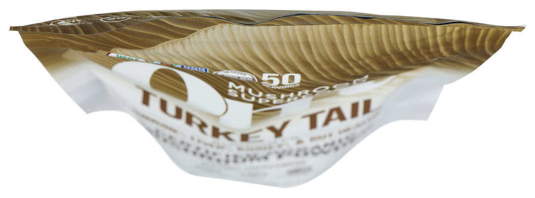 Om Mushroom Superfood Turkey Tail Organic Mushroom Powder, 100 g