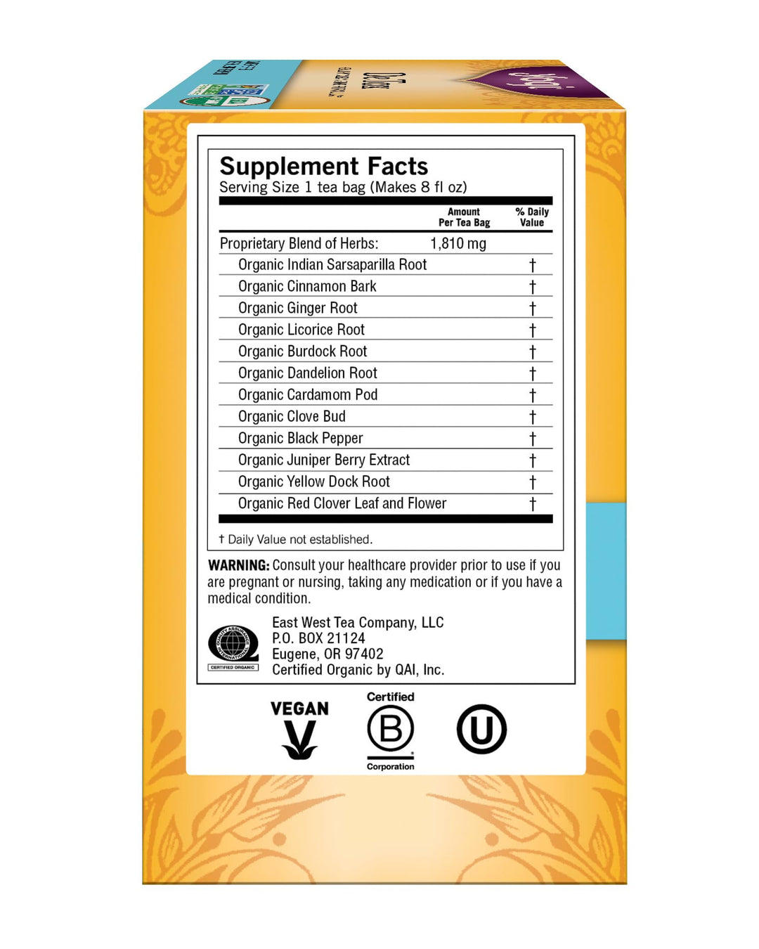 Yogi Detox Herbal Tea Bags, 16 Count