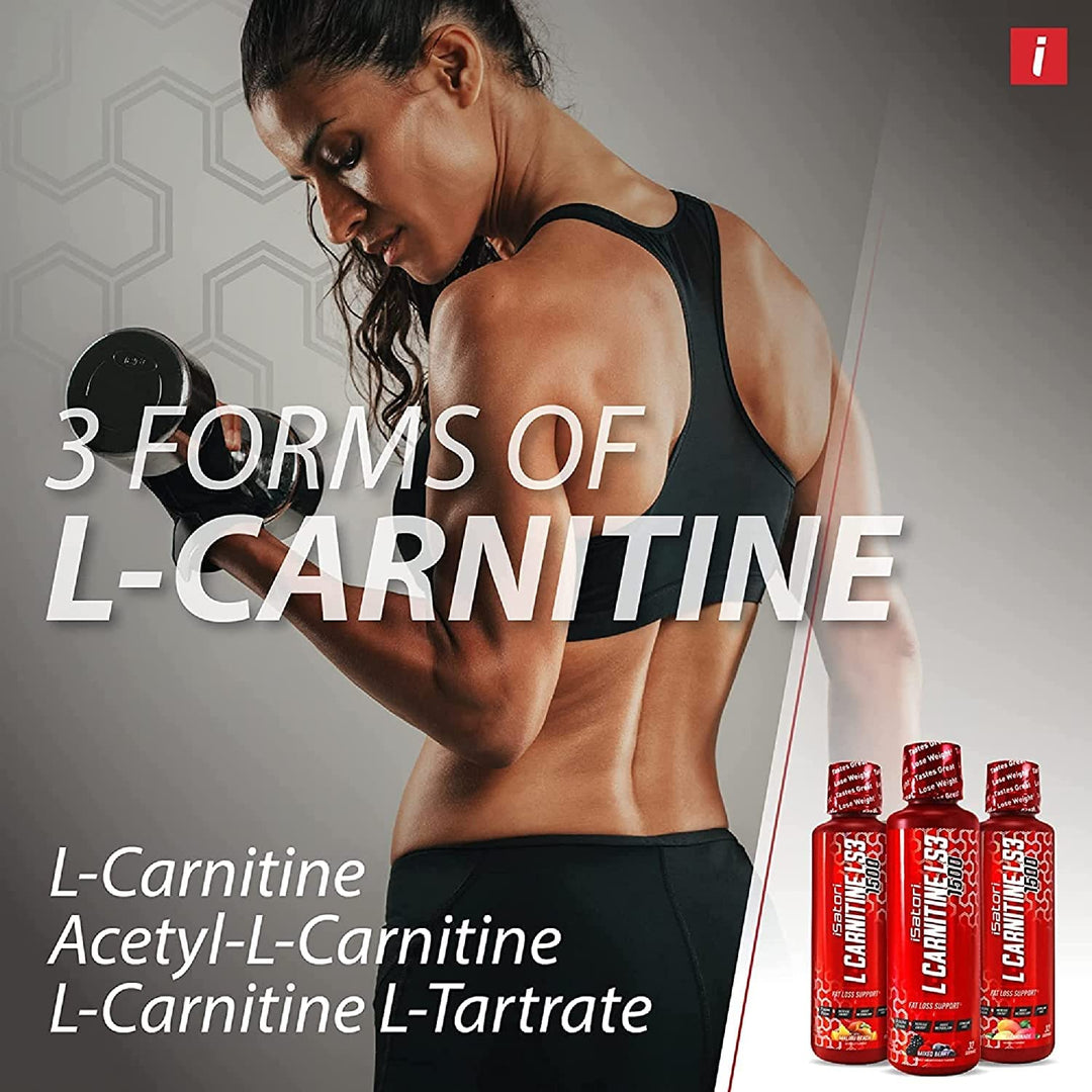 iSatori L-Carnitine LS3 3000 Liquid Supplement, Bombsicle, 32 Servings