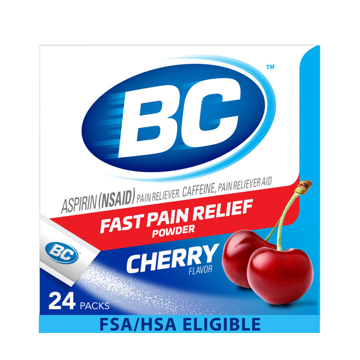 BC Pain Relief Powder, Cherry, 24 Count