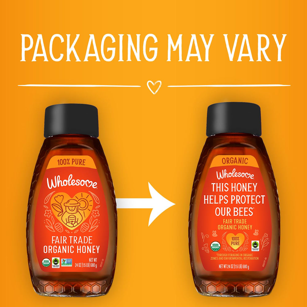 Wholesome Organic Honey, 24 oz