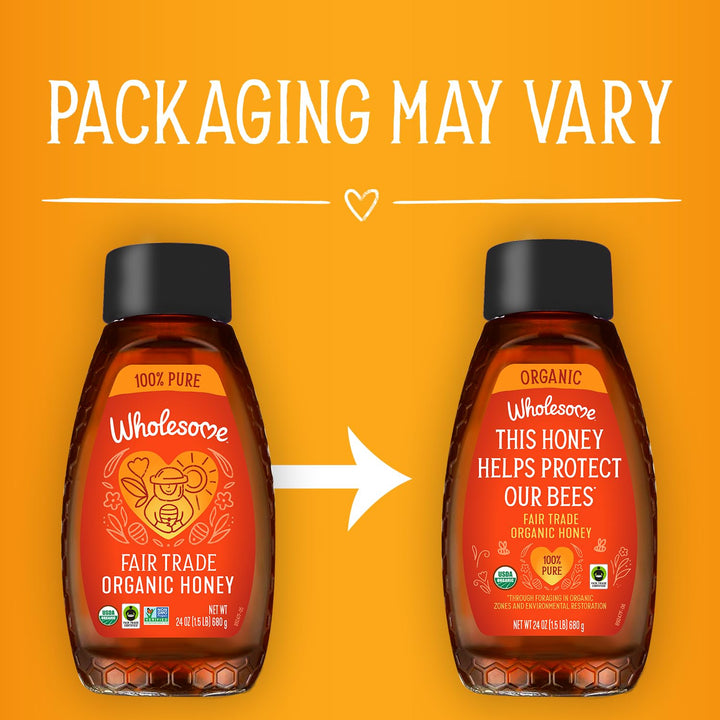 Wholesome Organic Honey, 24 oz