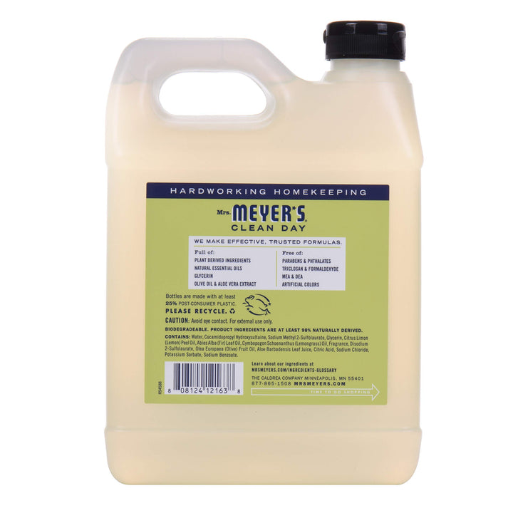 Mrs. MEYER'S Clean Day Liquid Hand Soap Refill, Lemon Verbena, 33 fl oz