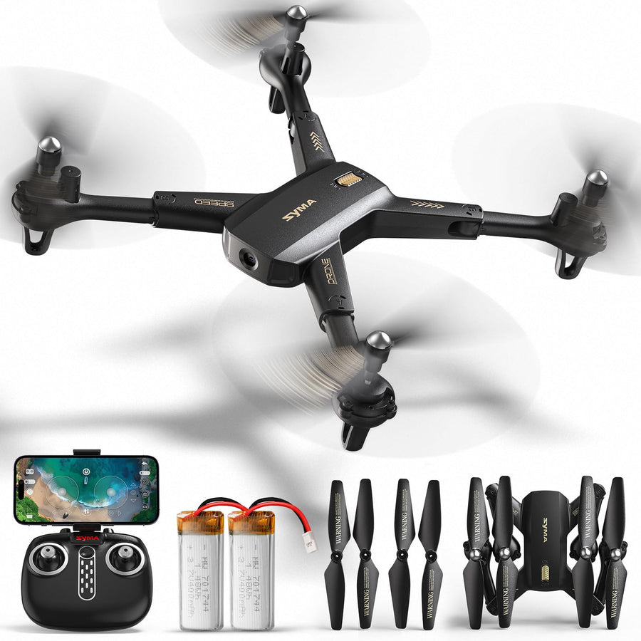 SYMA Drone With Camera, 1080p HD FPV, 2 Batteries