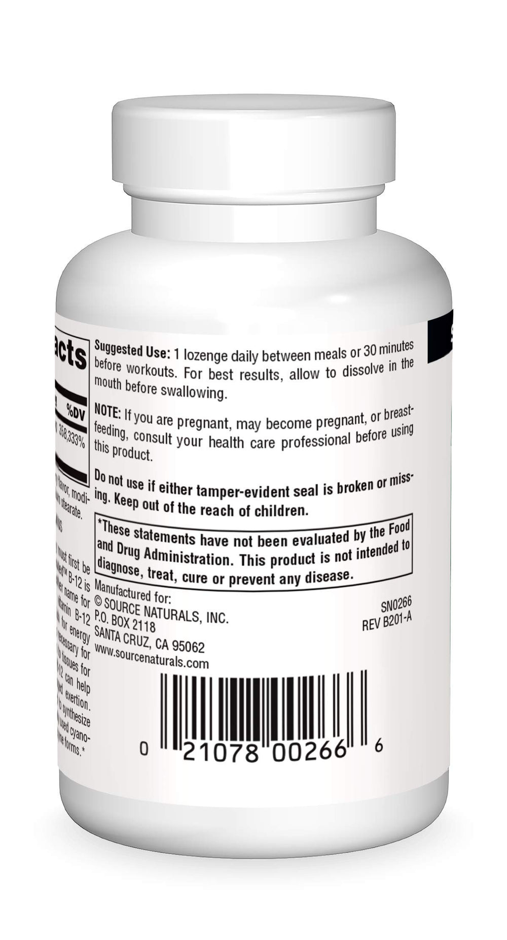 Source Naturals Dibencozide Coenzymated B 12, 120 Count