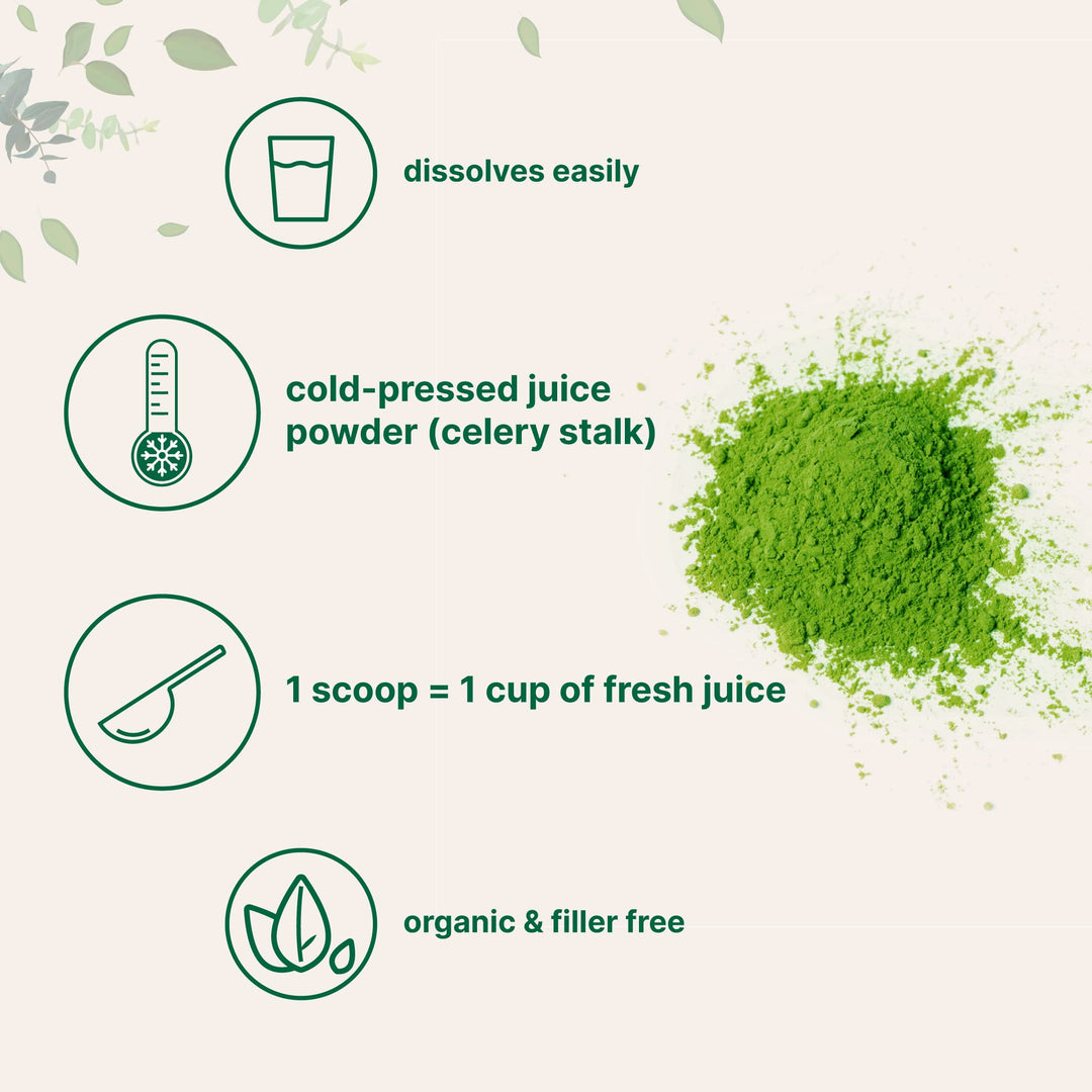 Micro Ingredients Celery Juice Powder, Organic, 20 oz