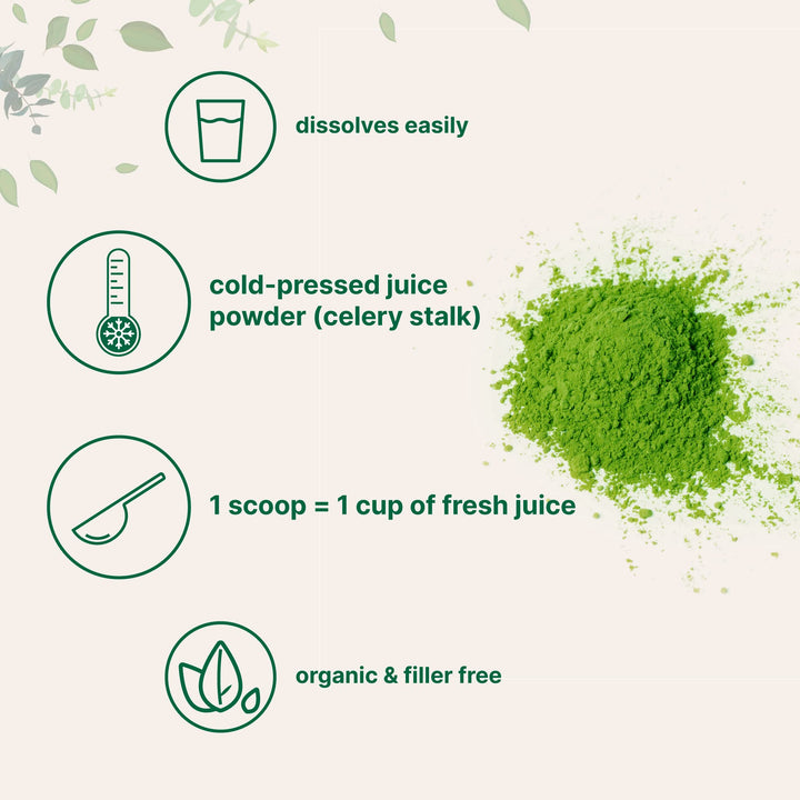 Micro Ingredients Celery Juice Powder, Organic, 20 oz
