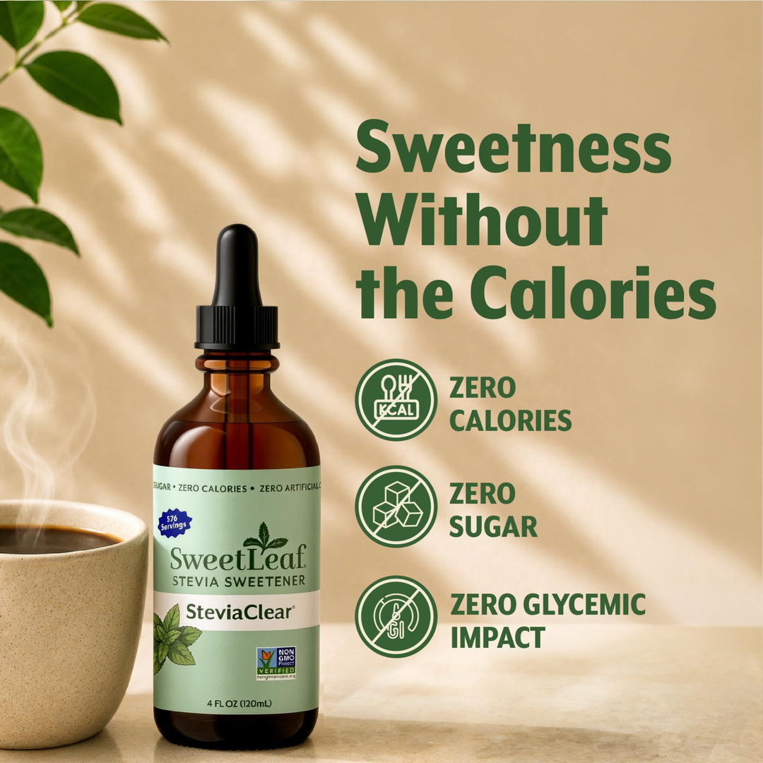 SweetLeaf SteviaClear Liquid Sweetener, 4 fl oz