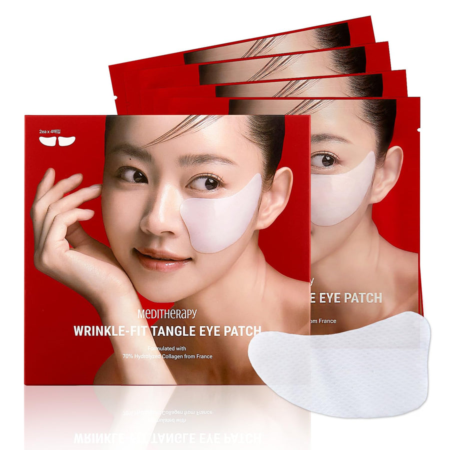 MEDITHERAPY Wrinkle-Fit Tangle Eye Patch, 4 Count