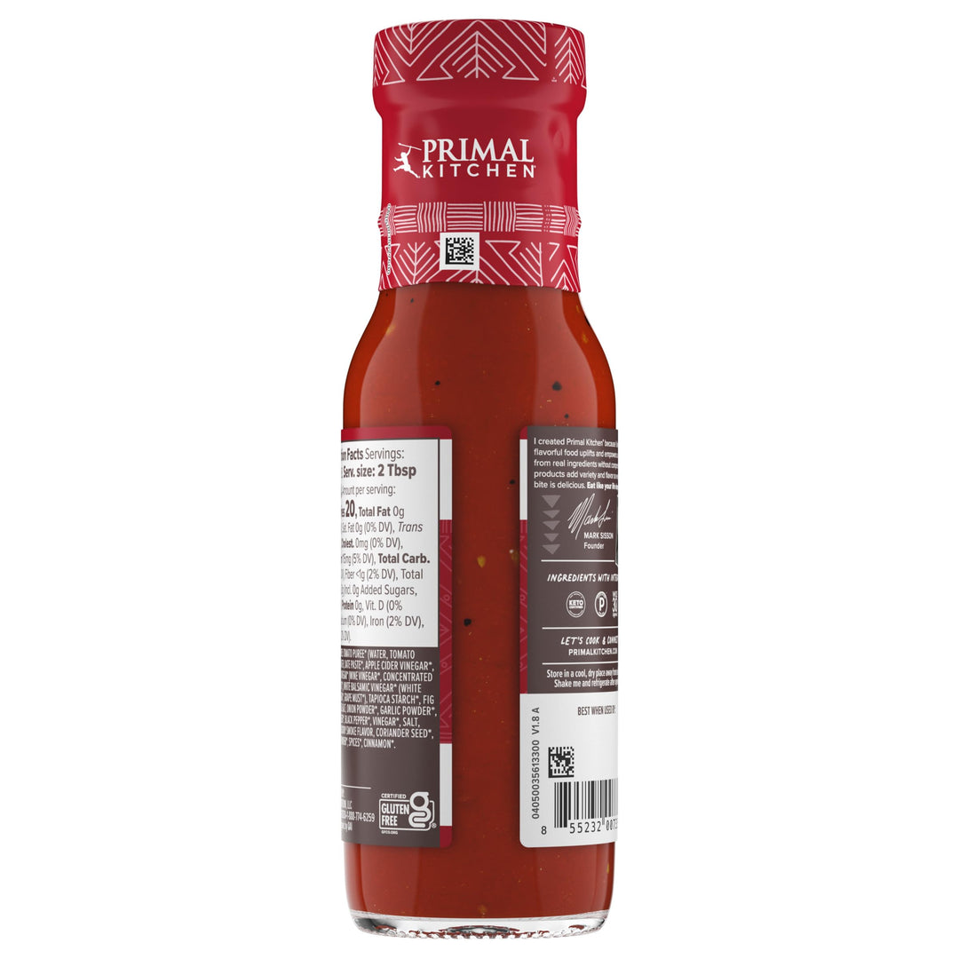 Primal Kitchen Classic BBQ Sauce, Organic & Unsweetened, 8.5 oz