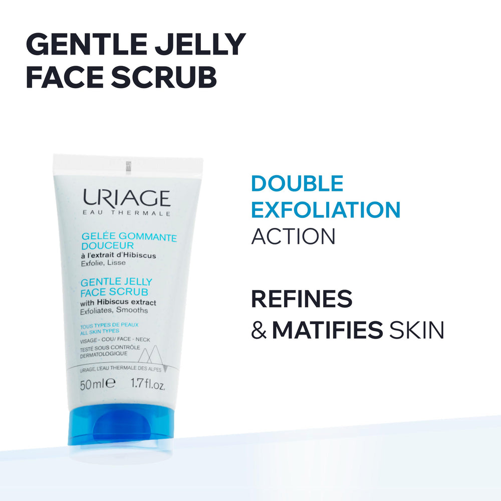 Uriage Gentle Jelly Face Scrub, 1.7 oz