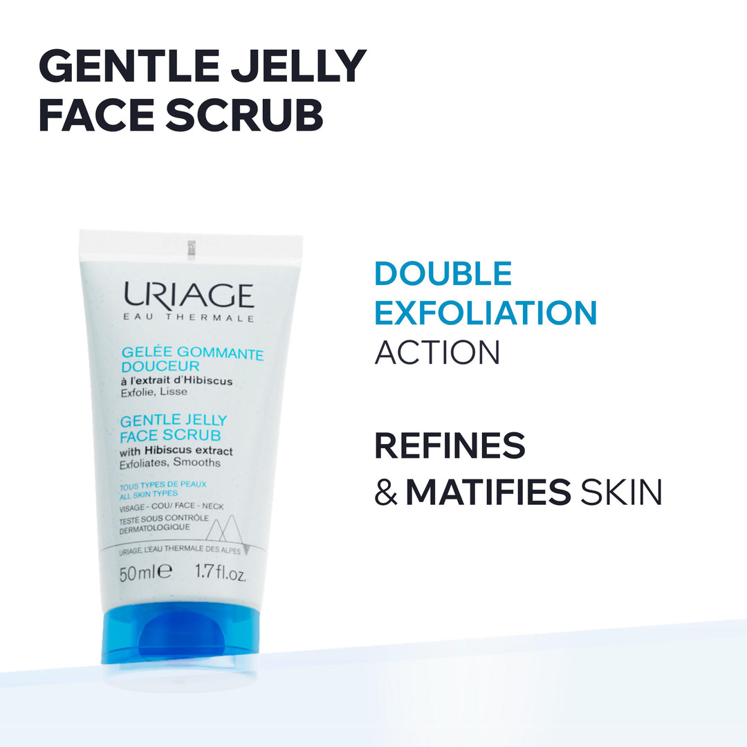 Uriage Gentle Jelly Face Scrub, 1.7 oz