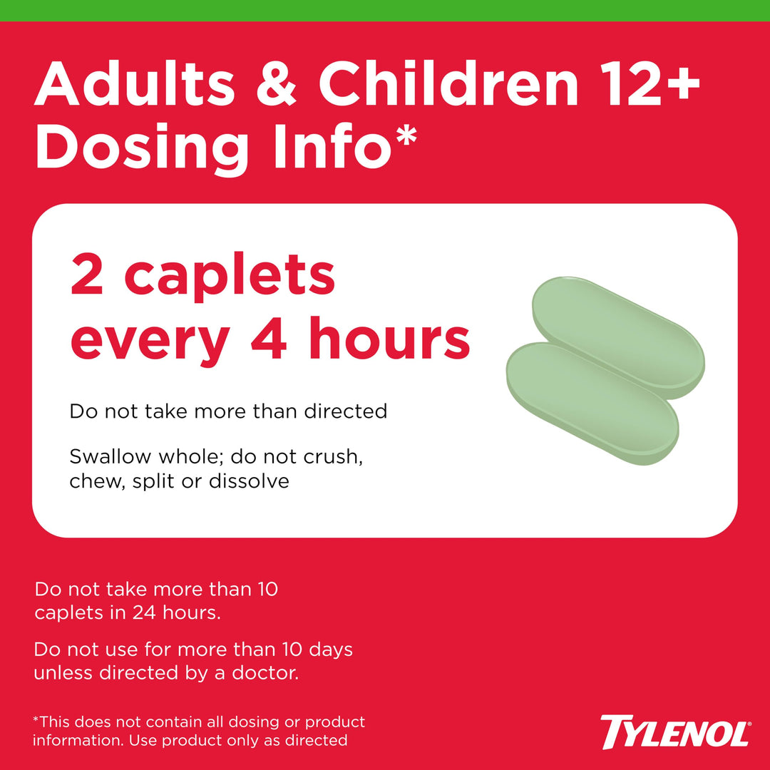 Tylenol Sinus Plus Headache Daytime Caplets, 325 mg, 24 Count