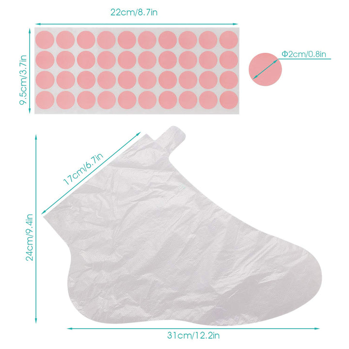 Segbeauty Paraffin Bath Liners for Foot, 200 Count
