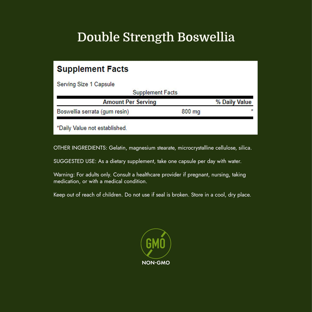 Swanson Full Spectrum Boswellia, 800 mg, 60 Count