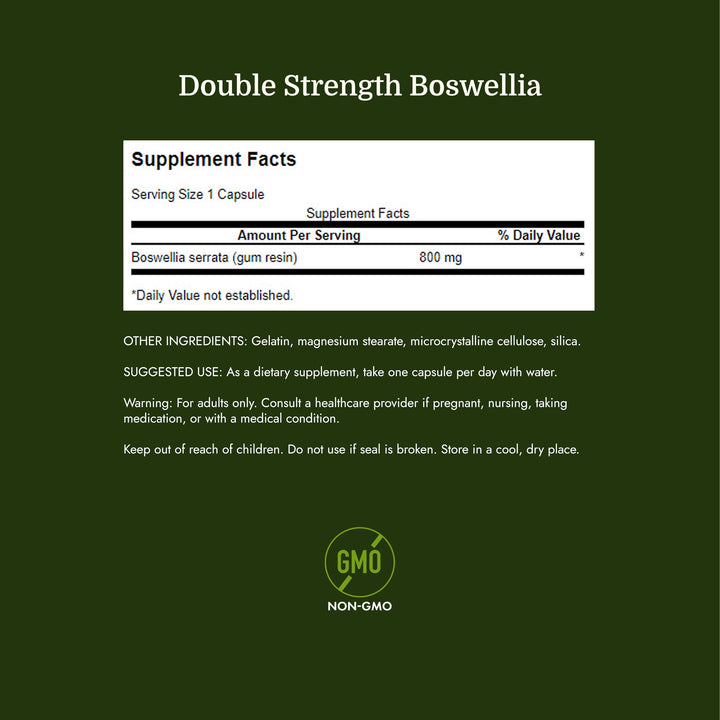 Swanson Full Spectrum Boswellia, 800 mg, 60 Count