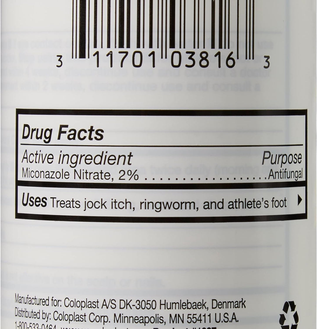 Coloplast Micro-Guard Antifungal Powder, 2% Miconazole Nitrate, 3 oz