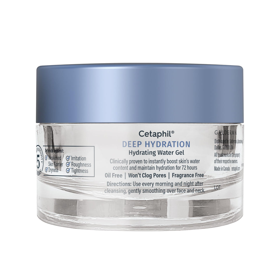 Cetaphil Deep Hydration Water Gel, Fragrance-Free, 1.7 oz